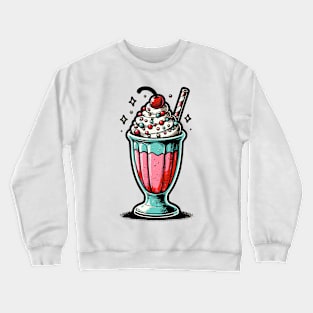 Retro Milkshake Crewneck Sweatshirt